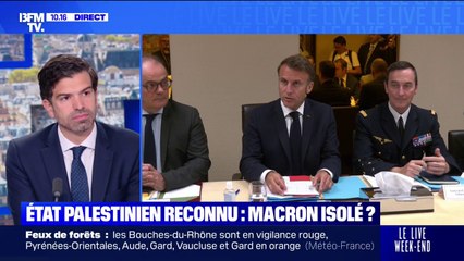 Reconnaissance de l'État palestinien: "Ce serait un précédent hallucinant qu'un pays démocratique reconnaisse un État dirigé par une organisation classée terroriste", estime Jonas Haddad (LR)