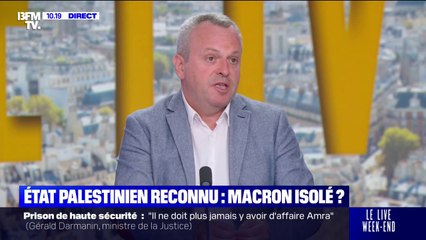 "Dire que la déclaration d'Emmanuel Macron reviendrait à une reconnaissance du Hamas, c'est un raccourci", assure Martin Garagnon (Renaissance)