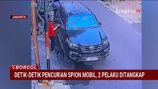 Polisi Tangkap Dua Pencuri Spion Mobil di Pluit, Terancam Penjara 5 Tahun Lebih | BORGOL