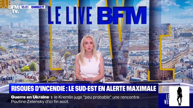 Anne Seften sur BFM TV (26 juillet 2025) : Alerte incendie dans les Bouches-du-Rhône, le Live en alerte rouge