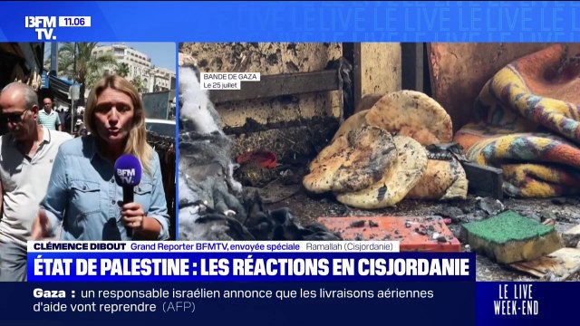 Les réactions en Cisjordanie après la déclaration d'Emmanuel Macron qui souhaite reconnaître l'État de Palestine en septembre