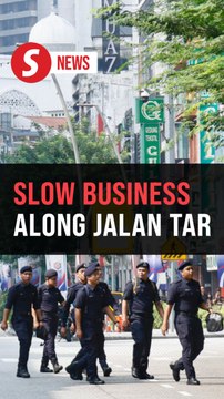 July 26 rally: Slow business along Jalan TAR