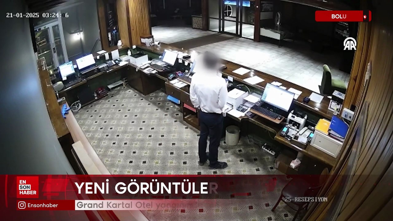 Bolu Kartalkaya'daki Grand Kartal Otel yangınında yaşananlara ilişkin yeni görüntülere ulaşıldı