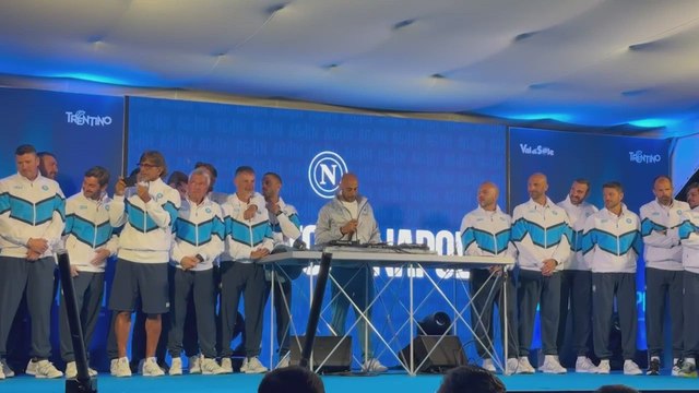 Napoles fiesta completa del Scudetto