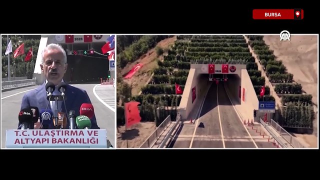 Abdulkadir Uraloğlu: Doğancı Tüneli'yle 15 dakikalık seyahat süresi 3 dakikaya indi