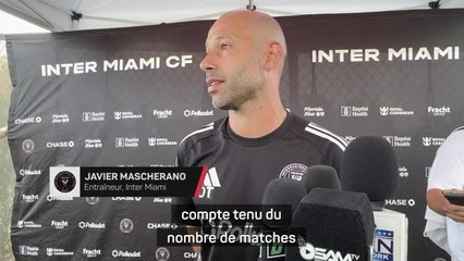 Inter Miami - Mascherano défend Messi et Alba : "C'est de la folie de jouer le All-Star Game en semaine"