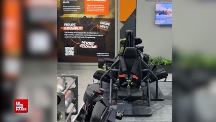 Askeri kara araçlarında mayınlara karşı aktif koruma sağlayan koltuklar