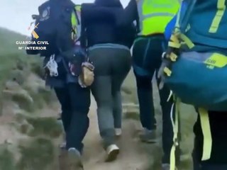 Rescate de la Guardia Civil en Collado Jermoso
