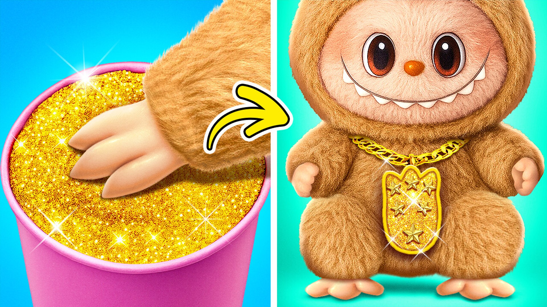 DON'T Open Labubu BOX!🎁🧸 Easy and FUN Crafts *Make Cute DIY Labubu Necklace*