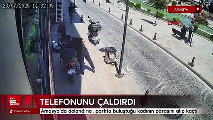 Amasya'da dolandırıcı, parkta buluştuğu kadının parasını alıp kaçtı