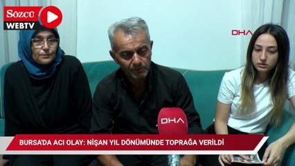 Bursa'da acı olay: Nişan yıl dönümünde toprağa verildi