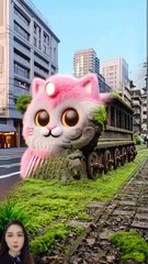 🔴 Evolution of Kitten _ Cute Train cat 😍 _train _kitten _cartoons _cute _catlover(720P_HD)