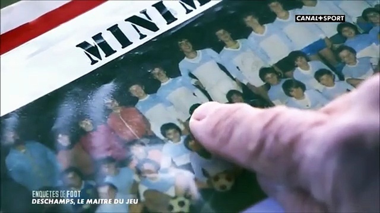 Emission TV : Enquête de Foot (le footballeur et entraineur Didier Deschamps) sur Canal + Sport
