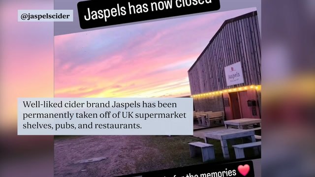 Popular cider brand removed from UK supermarket shelves and pubs