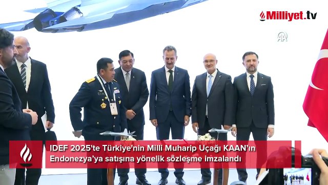 Milli Muharip Uçak KAAN için tarihi gün: 48 adet KAAN'ın satışı için ilk imzalar atıldı