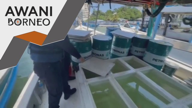 Polis Marin gagalkan seludup minyak, rampasan lebih RM1 juta