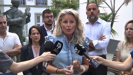La portavoz federal del PSOE recuerda a Feijóo que el caso Montoro "no es pasado, sino presente" del PP