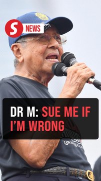 Take me to court if I am wrong, Dr M says on Batu Puteh issue