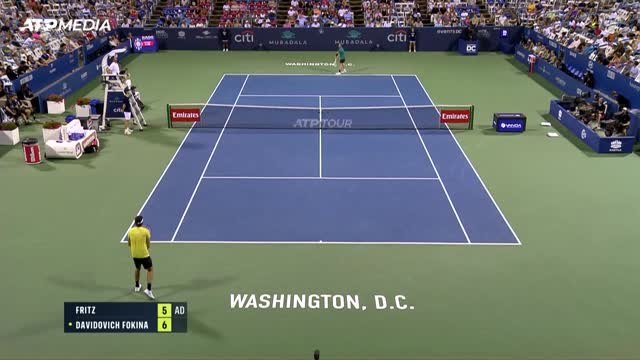 Washington - Davidovich Fokina surprend Fritz