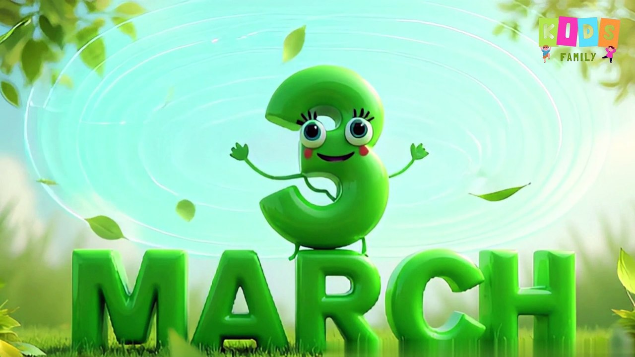 Months of the Year Song for Kids | Learn 12 Months with Animation | #months #learning #education