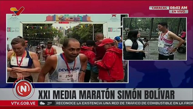 Atletas de alto rendimiento y paralímpicos participaron en la Media Maratón Simón Bolívar 21K