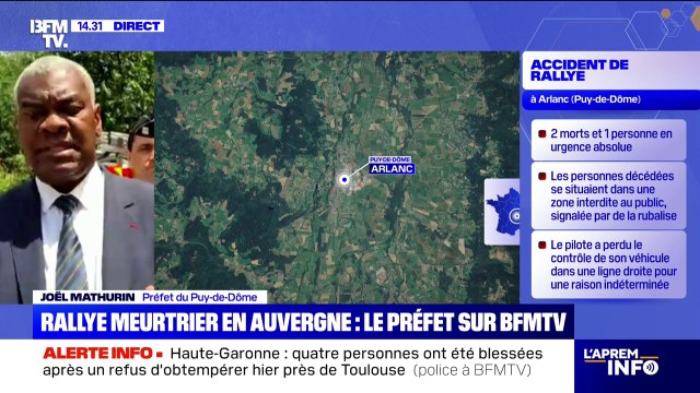 Mort de deux spectateurs lors d'un rallye: le préfet du Puy-de-Dôme réagit sur BFMTV