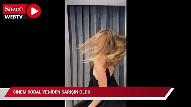 Sinem Kobal yeniden sarışın oldu