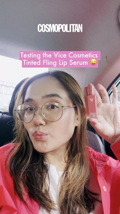 Cosmo Beauty: Testing the VICE Cosmetics Tinted Fling Lip Serum