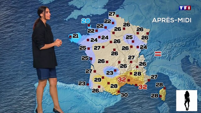 Tatiana Silva (26 juillet 2025) – Météo : Instabilité à l’Est, alerte feu dans le Sud, vent et soleil sur la Méditerranée
