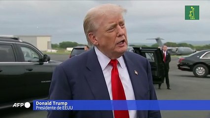 Trump llega a Escocia para una visita que mezclará diplomacia y golf