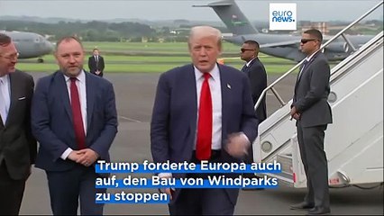 Trump auf Schottlandbesuch: "Einwanderung bringt Europa um"