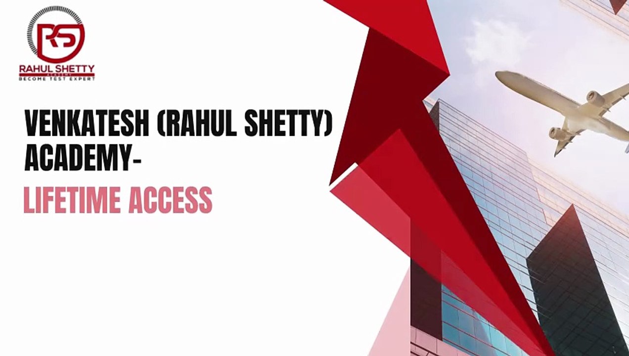 Venkatesh (Rahul Shetty) Academy-Lifetime Access