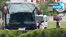 EL DETALLE de MARTÍN-PRIETO y ALBA REDONDO: viajaron a Basilea en el bus del staff, fisios y expedición deportiva