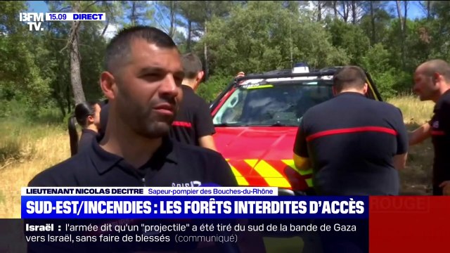 Nous sommes pré-positionnés dans le massif forestier : un dispositif préventif dans les Bouches-du-Rhône pour faire face aux départs de feu