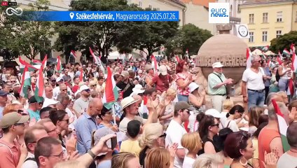 A megosztó kül- és belpolitika ellen kampányolt Magyar Péter