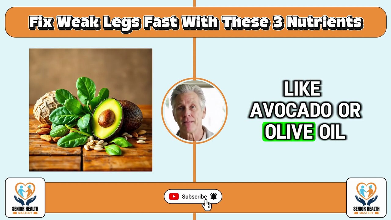 Senior Legs Feel Weak  Take These 3 Nutrients Most Doctors Ignore