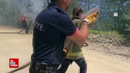Karabük'teki orman yangınlarına 4. gününde müdahale sürüyor