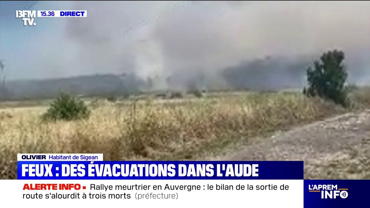 "Ça commence à devenir récurrent": cet habitant dévoile des images des feux de forêts dans l'Aude