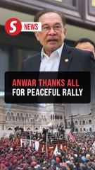 Anwar extends appreciation to all parties for smooth, incident-free rally