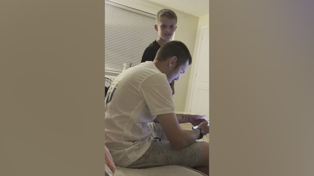 Young England Fan in TEARS After Receiving Euro Final Tickets