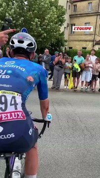Romain Grégoire bien amoché après sa chute lors de la 20e étape du Tour de France 2025 - Cyclisme - Tour de France