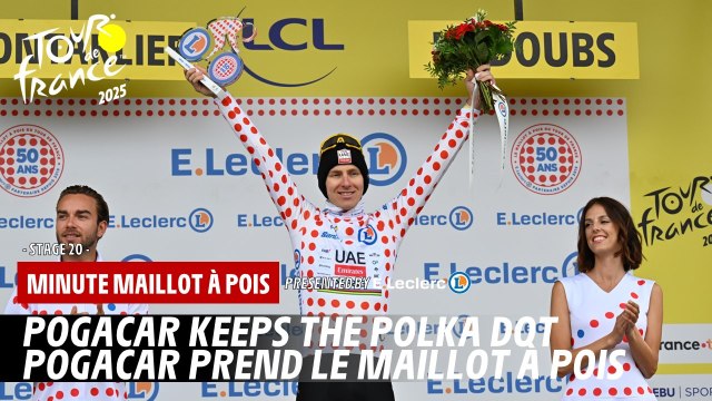 E.Leclerc Polka Dot Jersey Minute - Stage 20 - Tour de France 2025
