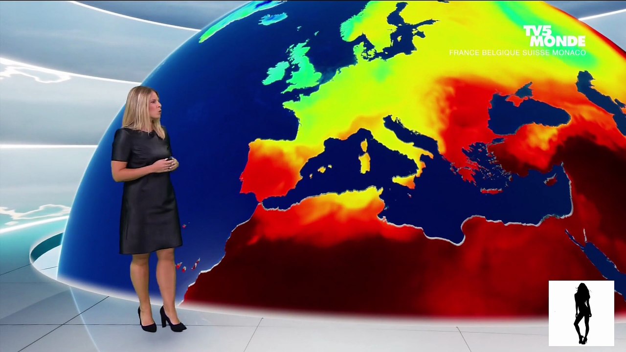Olivia Roks (TV5MONDE – 26 juillet 2025) : Météo mondiale en robe de cuir, tempêtes aux USA et 50°C en Turquie