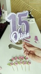 DIY Number Cake Topper Tutorial_ How to Make a Custom Cake Topper for Any Occasion