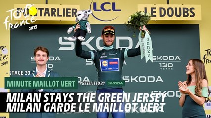 Škoda Green Jersey Minute - Stage 20 - Tour de France 2025