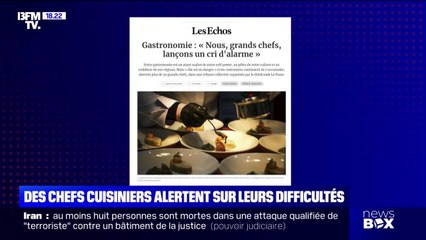 Des chefs cuisiniers alertent sur leurs difficultés - 26/07
