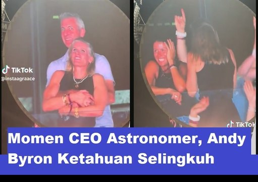 Momen CEO Astronomer, Andy Byron Ketahuan Selingkuh Gara-Gara Vokalis Coldplay Saat Konser