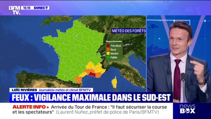 Feux : vigilance maximale dans le sud-est - 26/07