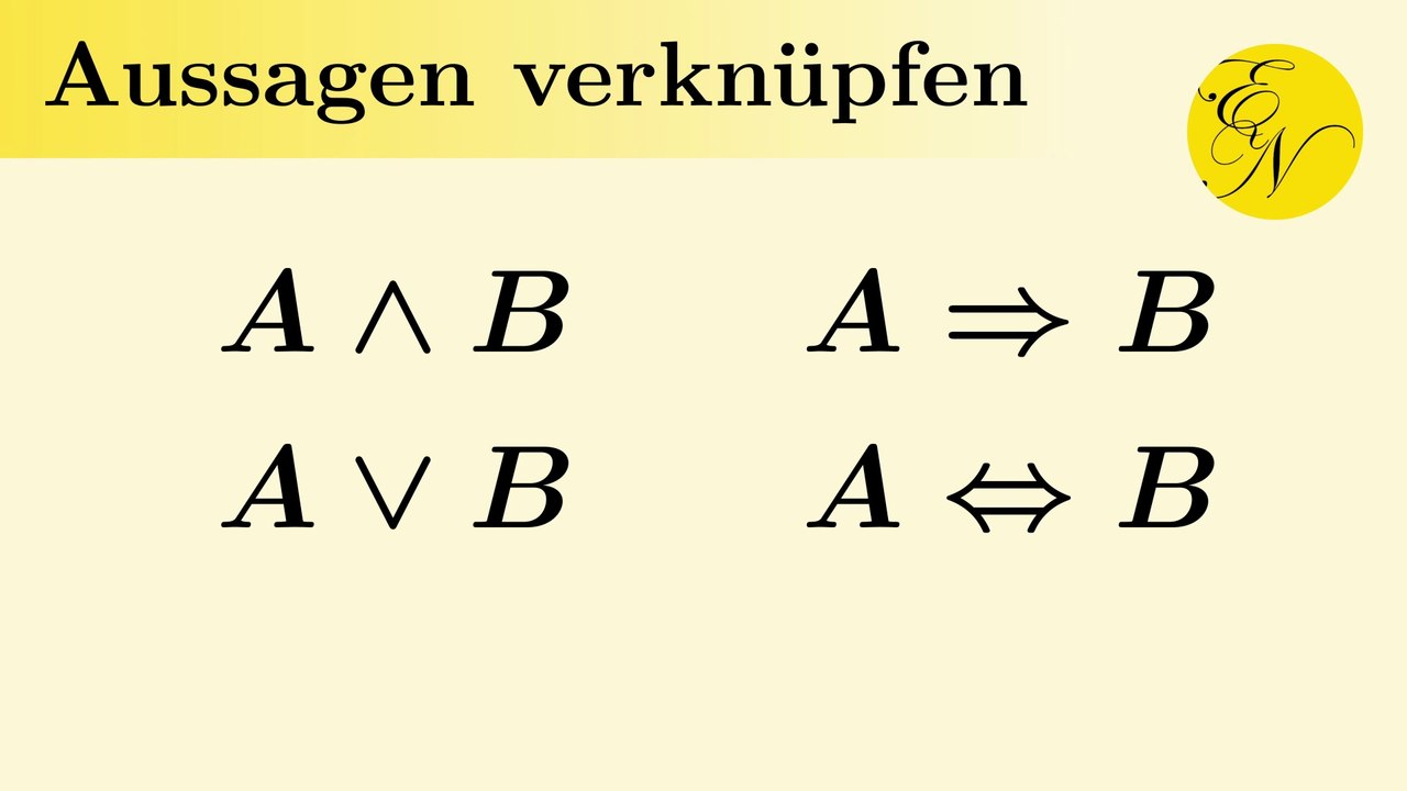 Aussagen verknüpfen