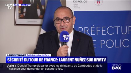 Tour de France: "On s'attend à avoir plusieurs dizaines de milliers de spectateurs sur ce parcours à Montmartre", déclare le préfet de police de Paris